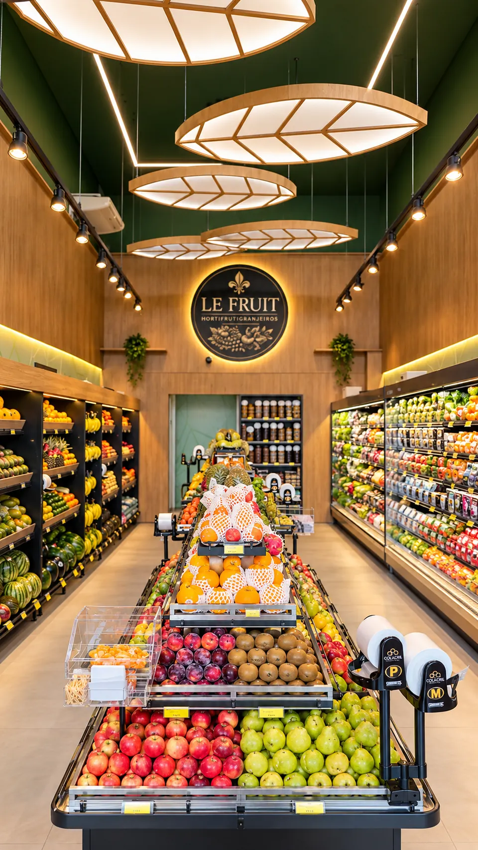 Corredor da loja Le Fruit no Vision Mall